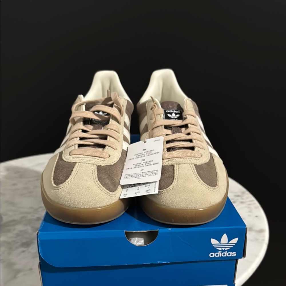 Adidas Gazelle Women's Tan and Brown Sneakers
